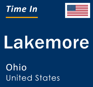 Current local time in Lakemore, Ohio, United States