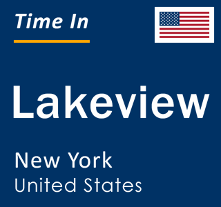 Current local time in Lakeview, New York, United States
