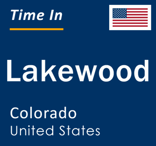 Current local time in Lakewood, Colorado, United States