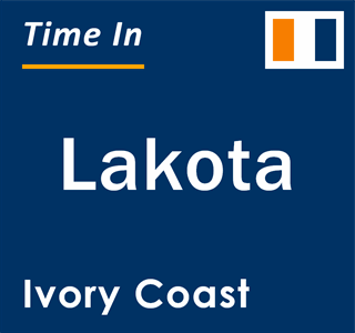 Current local time in Lakota, Ivory Coast