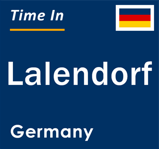 Current local time in Lalendorf, Germany