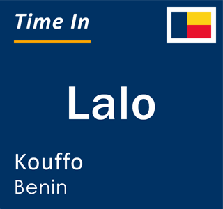 Current local time in Lalo, Kouffo, Benin