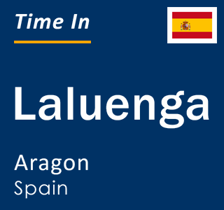 Current local time in Laluenga, Aragon, Spain