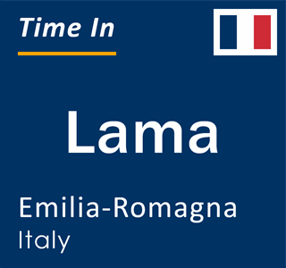 Current local time in Lama, Emilia-Romagna, Italy