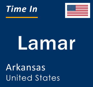 Current local time in Lamar, Arkansas, United States