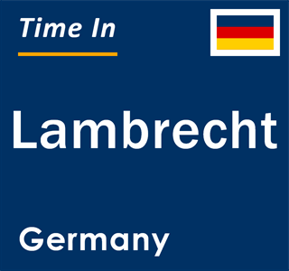 Current local time in Lambrecht, Germany