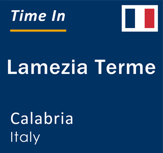 Current time in Lamezia Terme, Calabria, Italy