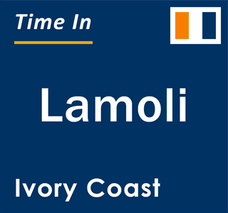 Current local time in Lamoli, Ivory Coast