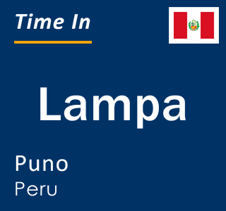 Current local time in Lampa, Puno, Peru