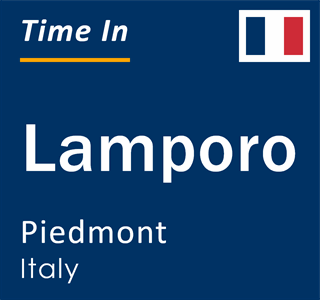 Current local time in Lamporo, Piedmont, Italy