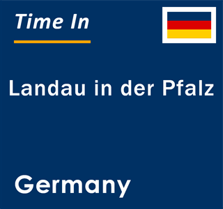 Current local time in Landau in der Pfalz, Germany