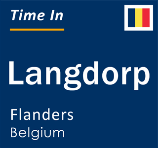 Current local time in Langdorp, Flanders, Belgium