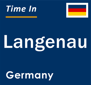 Current local time in Langenau, Germany