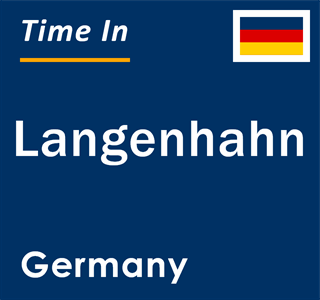 Current local time in Langenhahn, Germany