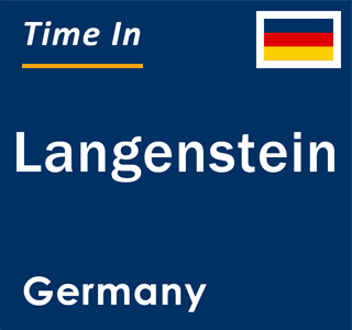 Current local time in Langenstein, Germany