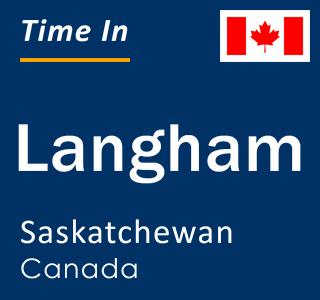 Current local time in Langham, Saskatchewan, Canada