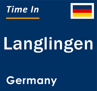 Current local time in Langlingen, Germany