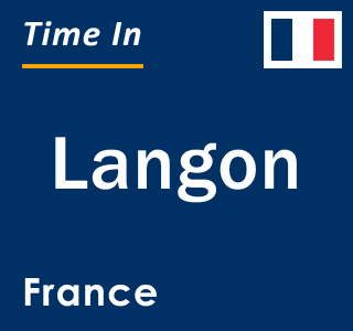 Current local time in Langon, France