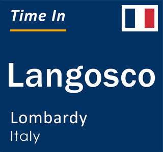 Current local time in Langosco, Lombardy, Italy