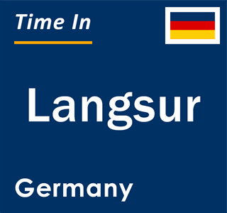 Current local time in Langsur, Germany