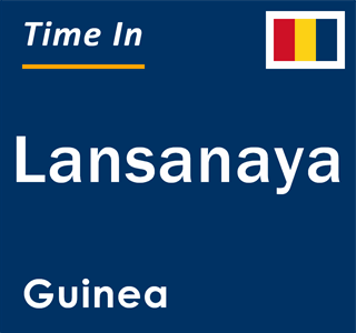Current local time in Lansanaya, Guinea