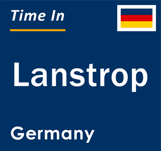 Current local time in Lanstrop, Germany