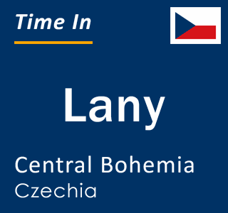 Current local time in Lany, Central Bohemia, Czechia