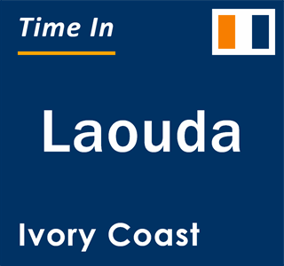 Current local time in Laouda, Ivory Coast