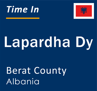 Current local time in Lapardha Dy, Berat County, Albania