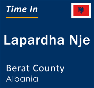 Current local time in Lapardha Nje, Berat County, Albania