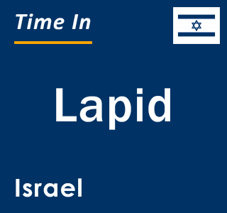 Current local time in Lapid, Israel