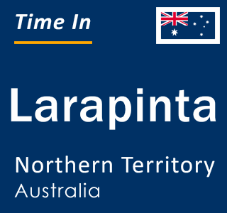 Current local time in Larapinta, Northern Territory, Australia