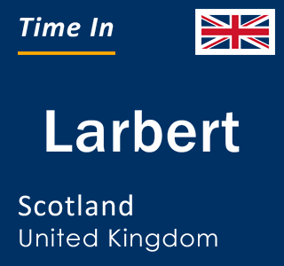 Current local time in Larbert, Scotland, United Kingdom