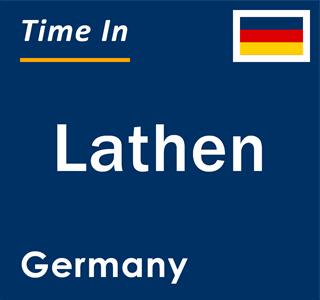 Current local time in Lathen, Germany