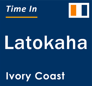 Current local time in Latokaha, Ivory Coast