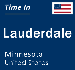 Current local time in Lauderdale, Minnesota, United States