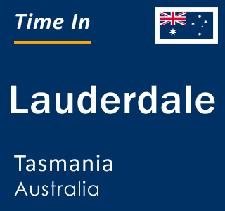 Current local time in Lauderdale, Tasmania, Australia