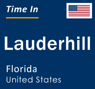 Current local time in Lauderhill, Florida, United States