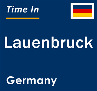 Current local time in Lauenbruck, Germany