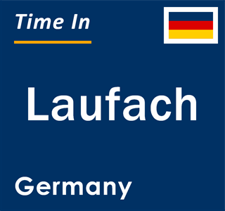 Current local time in Laufach, Germany