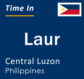 Current local time in Laur, Central Luzon, Philippines