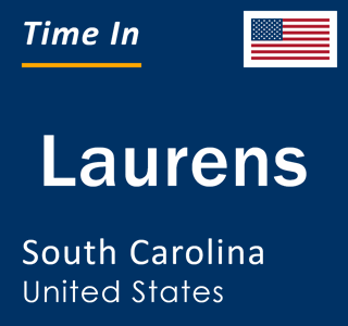 Current local time in Laurens, South Carolina, United States