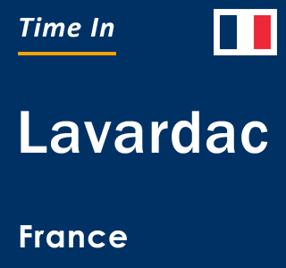 Current local time in Lavardac, France