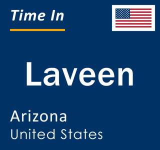 Current local time in Laveen, Arizona, United States