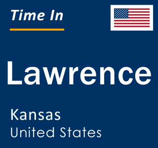 Current local time in Lawrence, Kansas, United States