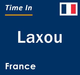 Current local time in Laxou, France