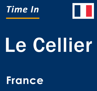 Current local time in Le Cellier, France
