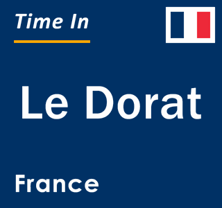 Current local time in Le Dorat, France