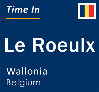 Current local time in Le Roeulx, Wallonia, Belgium