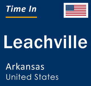 Current local time in Leachville, Arkansas, United States